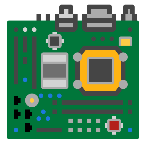 Ícone de eletrônica e hardware